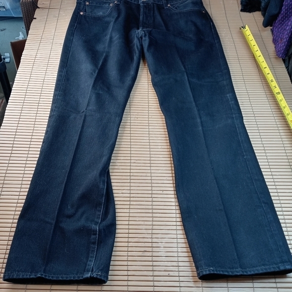 Levi's 501xx men's black jeans. Button fly. Sz 36x30. B101 6pm - Picture 3 of 9